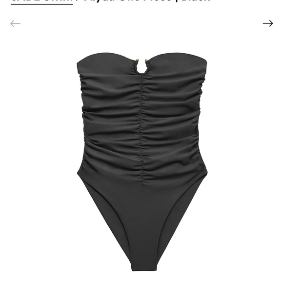 New with Tags- Jade Alyda One Piece Swimsuit Size S in Black - Picture 1 of 4